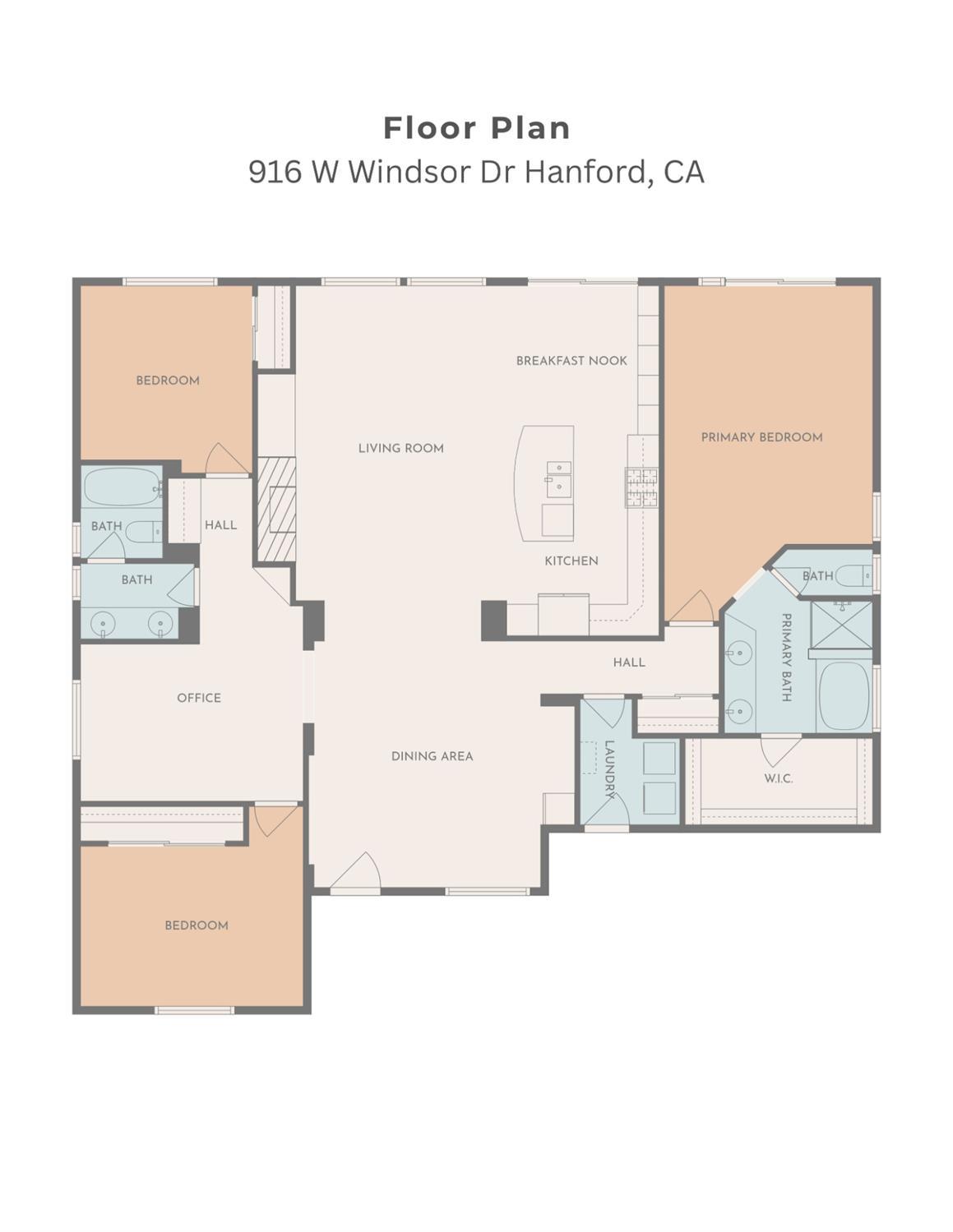 916 W Windsor Dr, Hanford, CA 93230